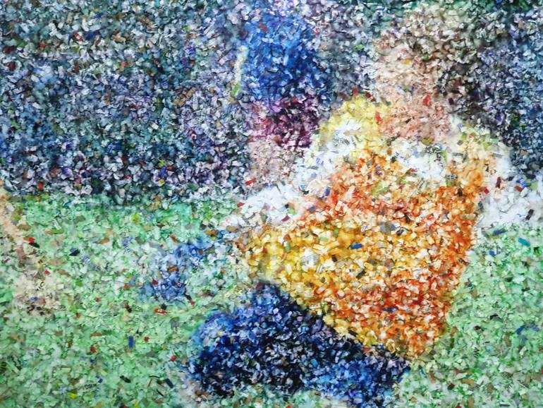 Original Impressionism Sports Painting by Alessio Mazzarulli