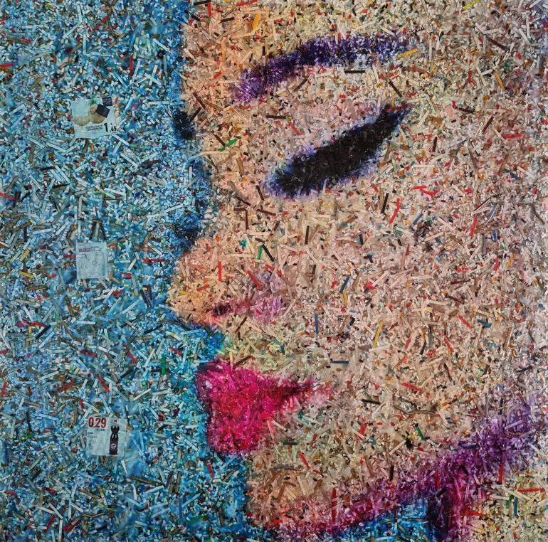 Original Impressionism Love Collage by Alessio Mazzarulli