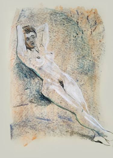 Original Figurative Nude Drawings by Gintaras Zubrys