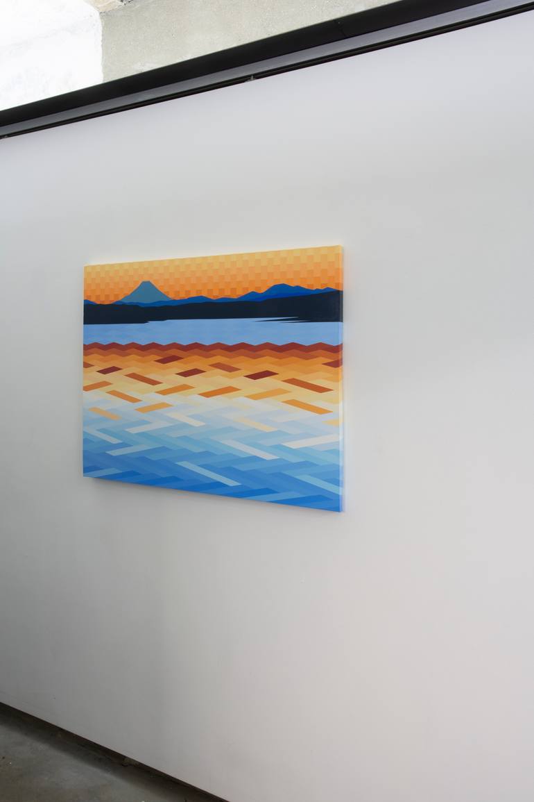 Original Abstract Landscape Painting by Youngjin Jun