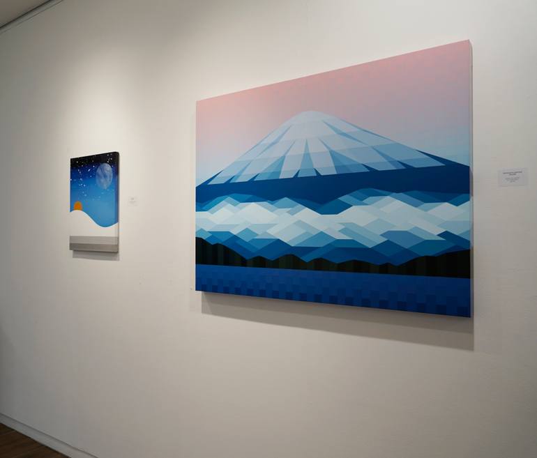 Original Abstract Landscape Painting by Youngjin Jun