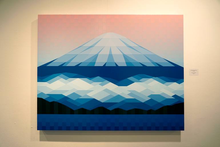 Original Abstract Landscape Painting by Youngjin Jun