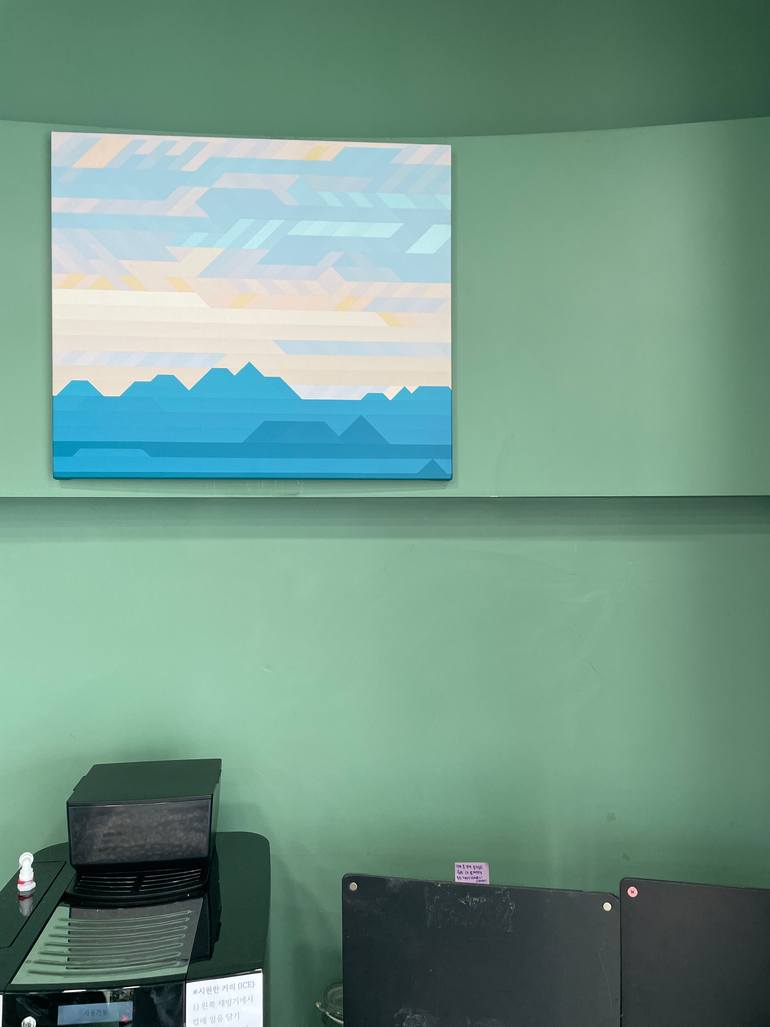 Original Abstract Landscape Painting by Youngjin Jun