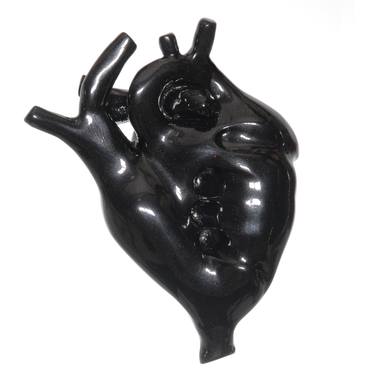 Original Conceptual Love Sculpture by Osmeli Delgado
