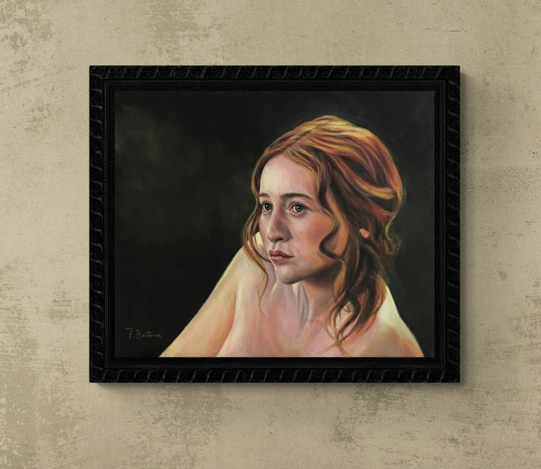 Original Figurative Women Painting by Ricardo Fabian Bertona