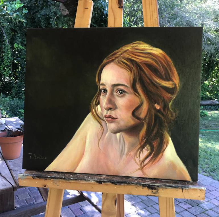Original Figurative Women Painting by Ricardo Fabian Bertona