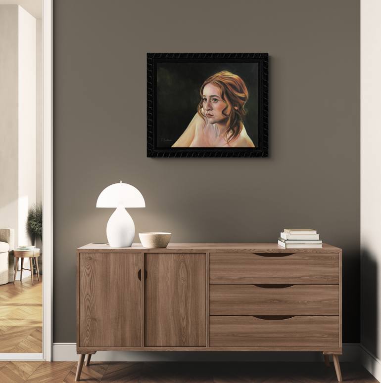 Original Figurative Women Painting by Ricardo Fabian Bertona