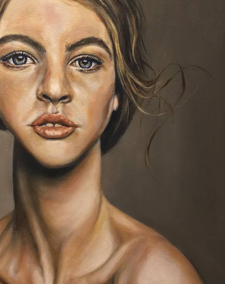 Original Portraiture People Painting by Ricardo Fabian Bertona