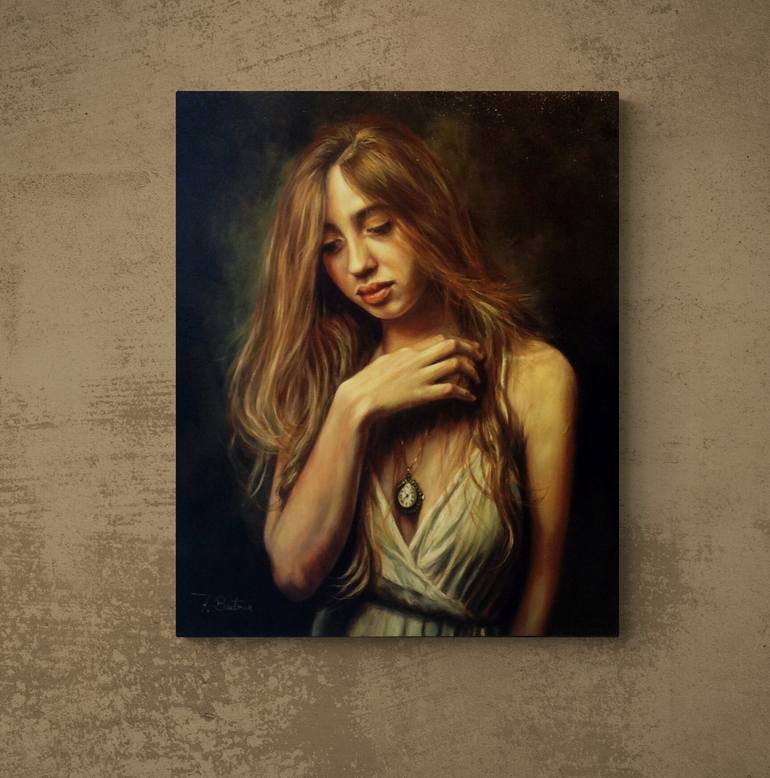 Original Realism Portrait Painting by Fabian Bertona