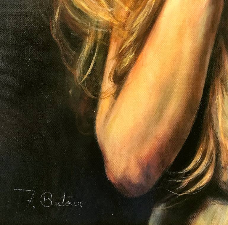 Original Realism Portrait Painting by Fabian Bertona