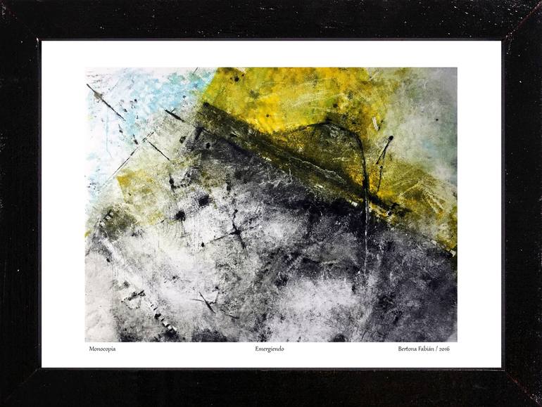 Original Abstract Printmaking by Fabian Bertona