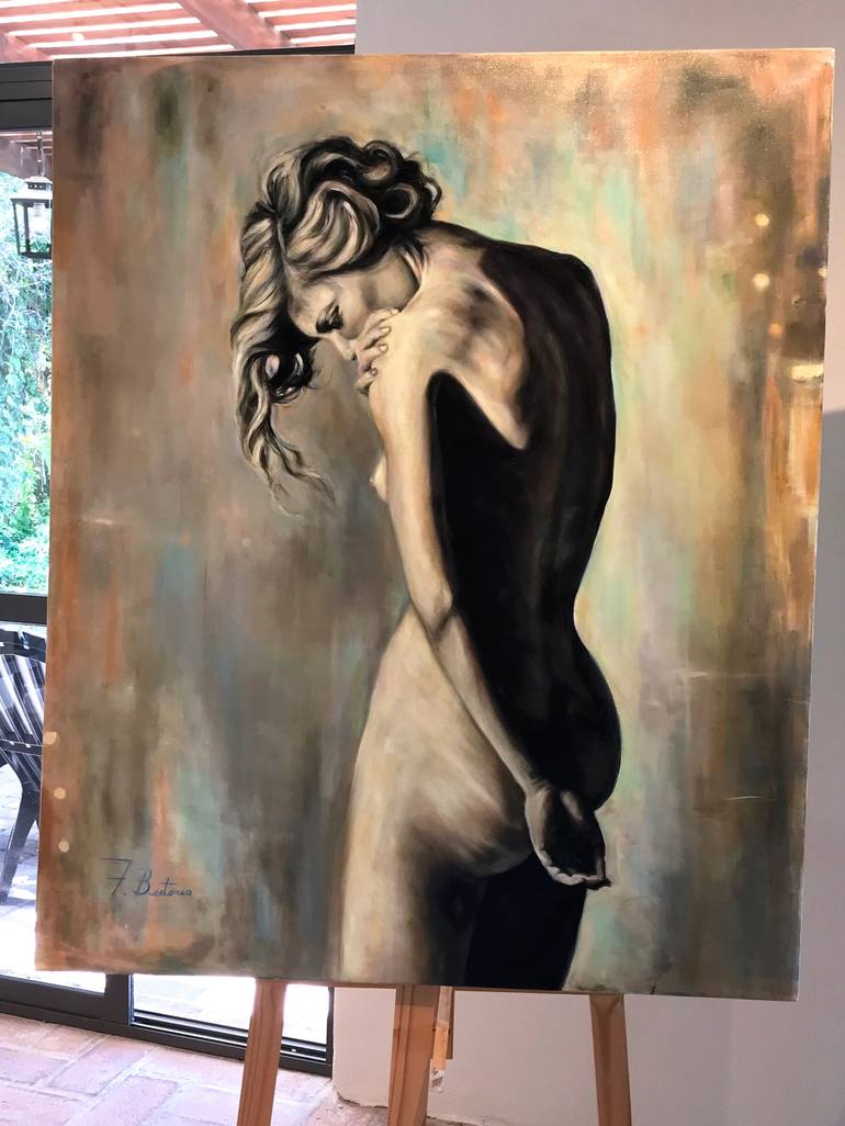 Original Nude Painting by Fabian Bertona