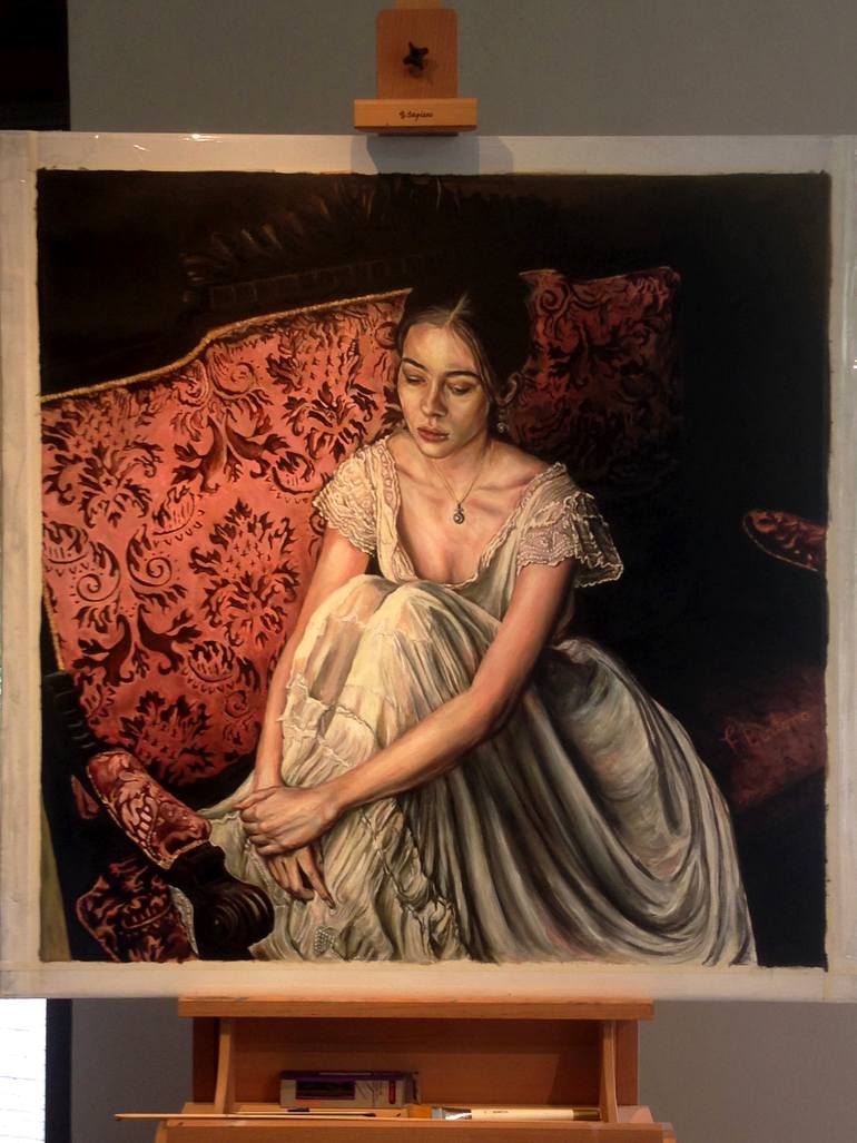 Original Figurative People Painting by Ricardo Fabian Bertona