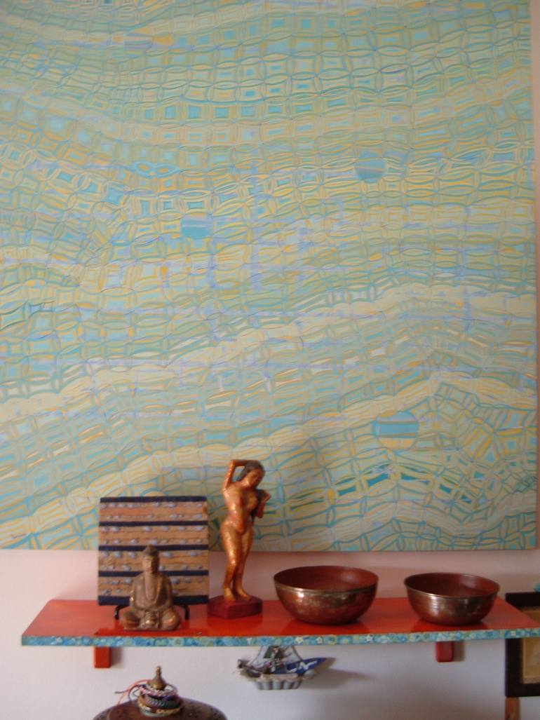 Original Conceptual Abstract Painting by Carlo Vanchieri