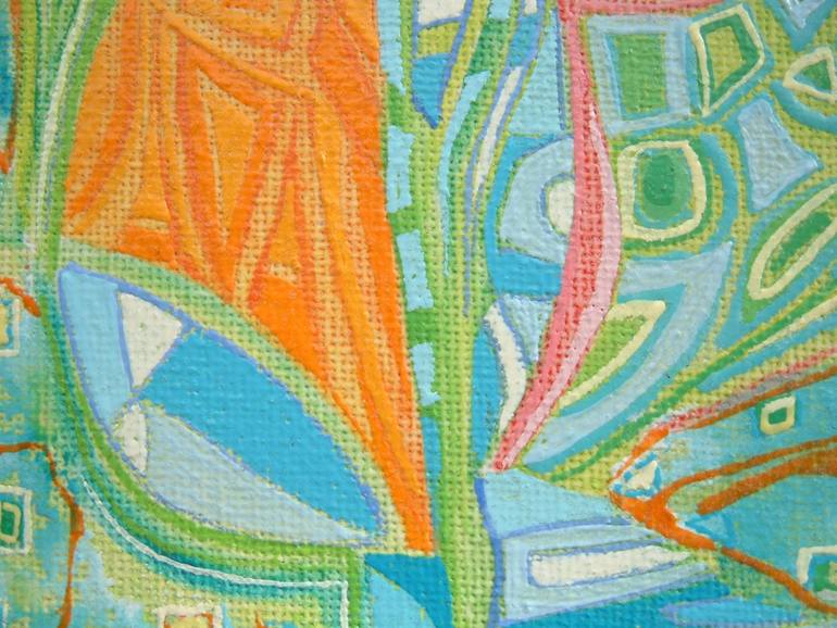Original Conceptual Abstract Painting by Carlo Vanchieri
