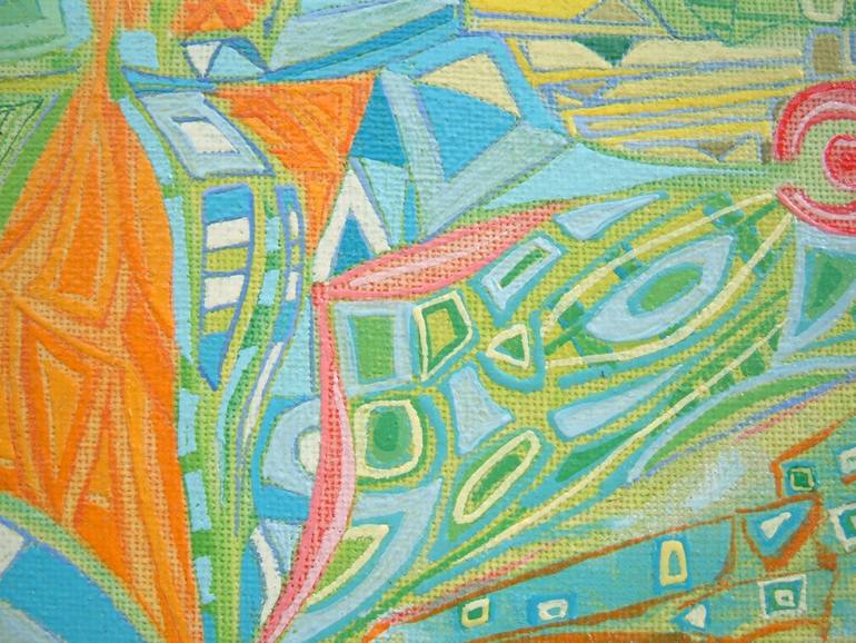 Original Conceptual Abstract Painting by Carlo Vanchieri