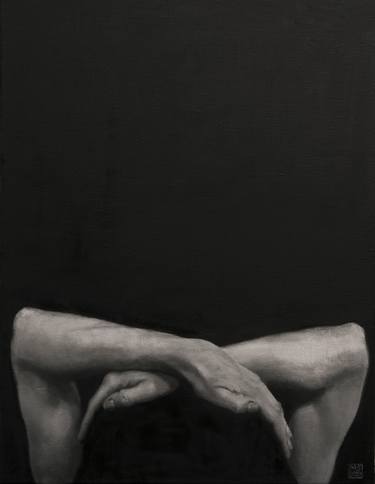 Original Figurative Men Paintings by Magdalena Szczesniak