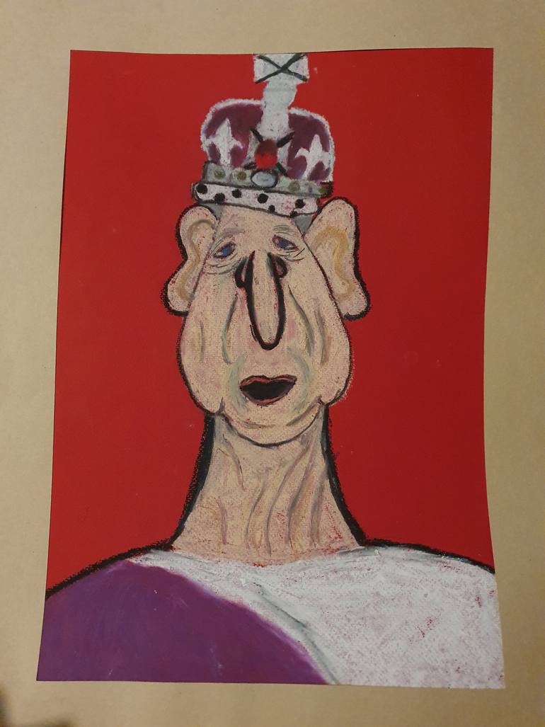 Original Portraiture Humor Drawing by Cheryl La Artiste