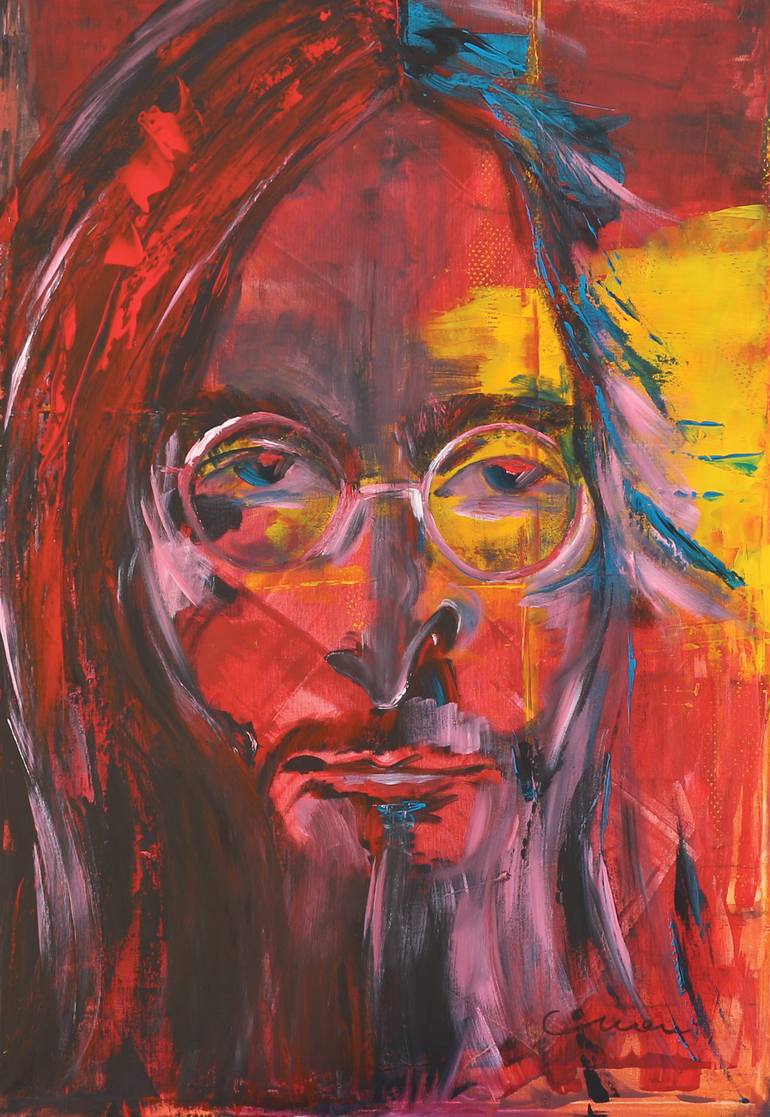 Imagine God. John Lennon Portrait - Fine Art