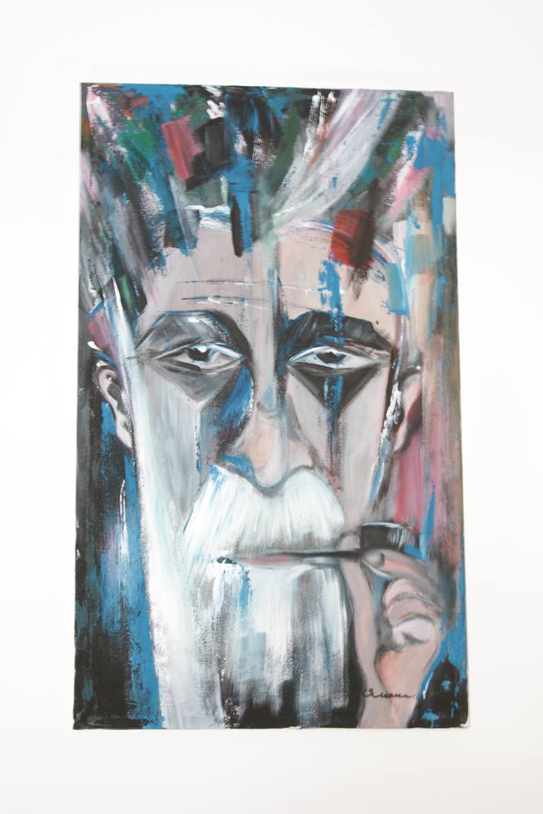 Original Abstract People Painting by Florin Coman