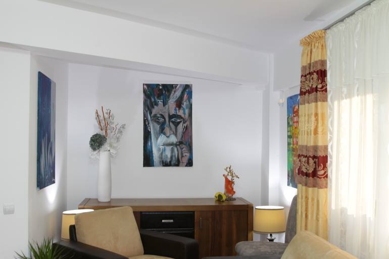 Original Abstract People Painting by Florin Coman