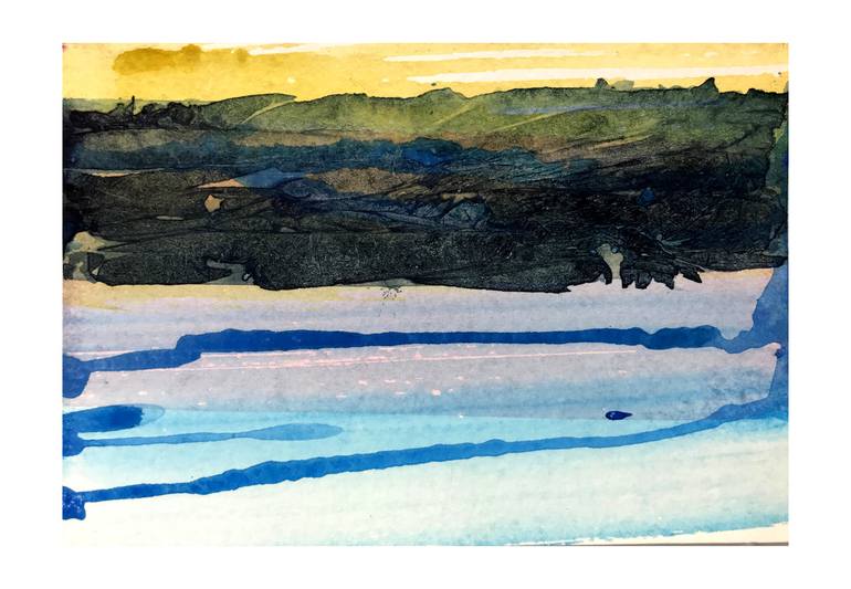 Original Abstract Beach Painting by Abstract Landscapes