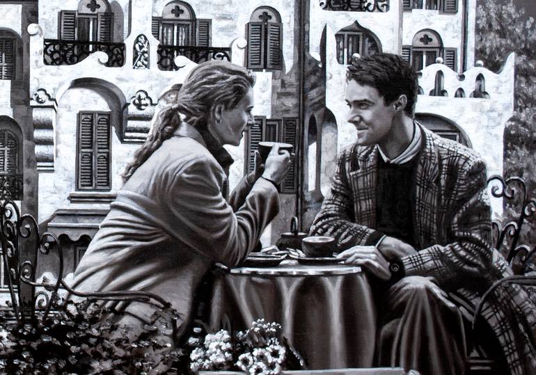 Original Contemporary Cities Painting by Maks Belinsky