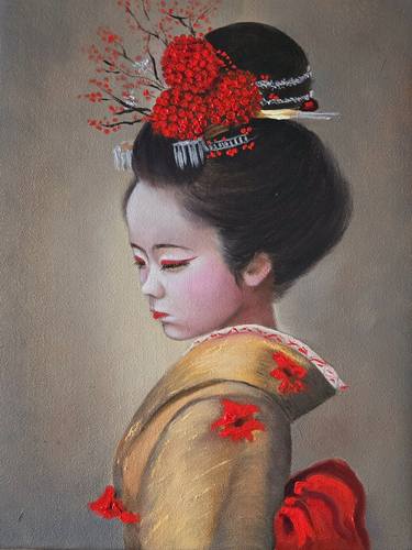 Original Artificial Intelligence Children Painting by Nersel Muehlen