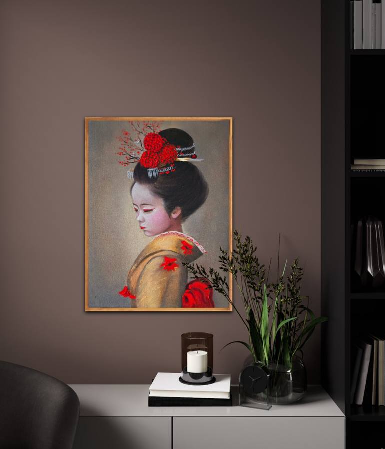 Original Artificial Intelligence Travel Painting by Nersel Muehlen