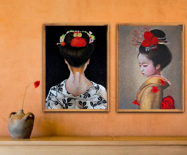 Original Artificial Intelligence Travel Painting by Nersel Muehlen