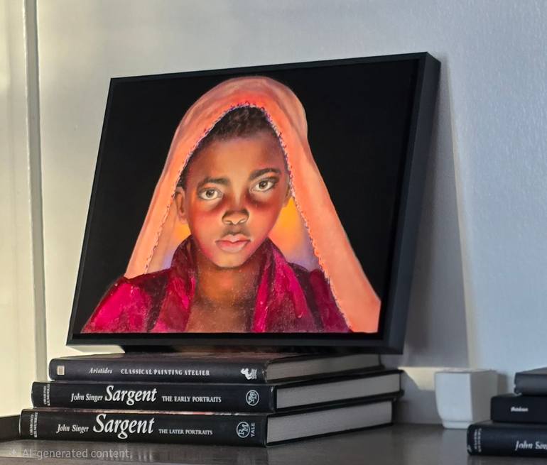 Original Figurative Children Painting by Nersel Muehlen