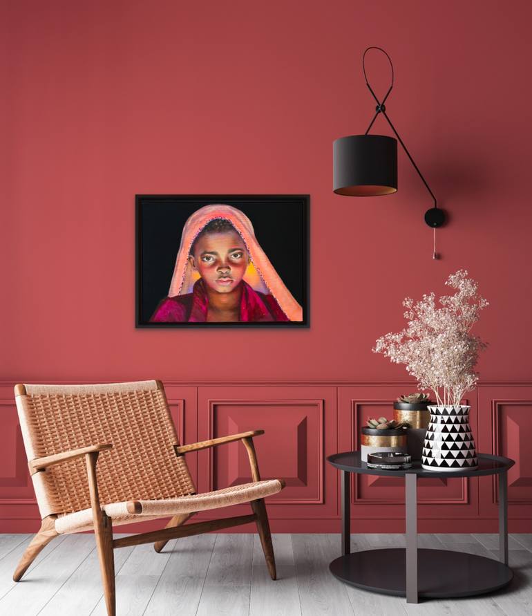 Original Figurative Children Painting by Nersel Muehlen