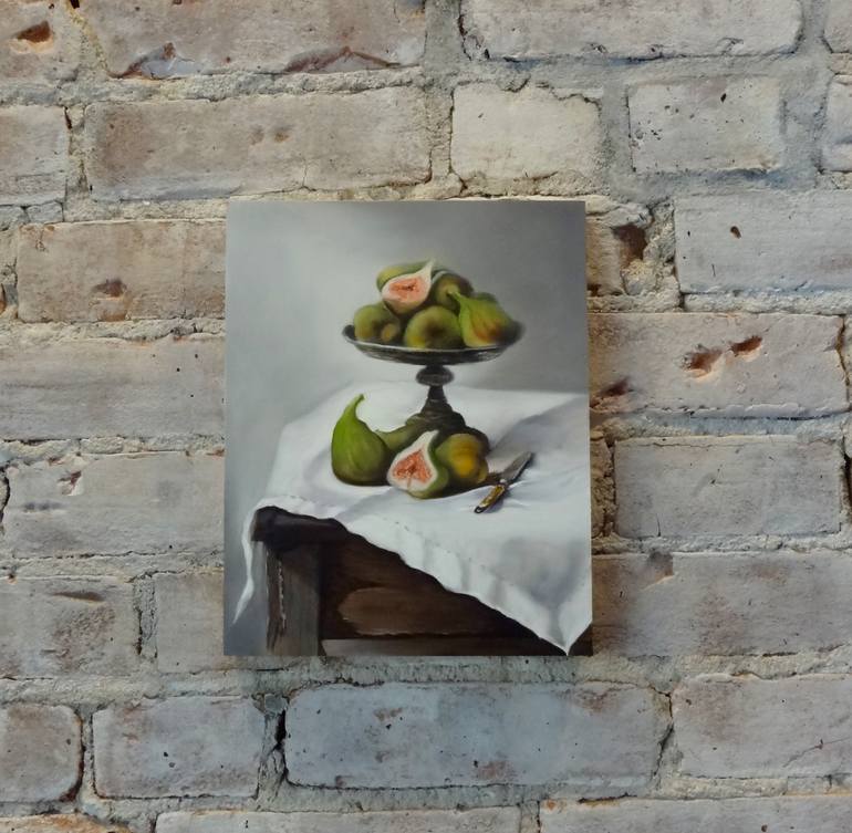 Original Photorealism Still Life Painting by Nersel Muehlen