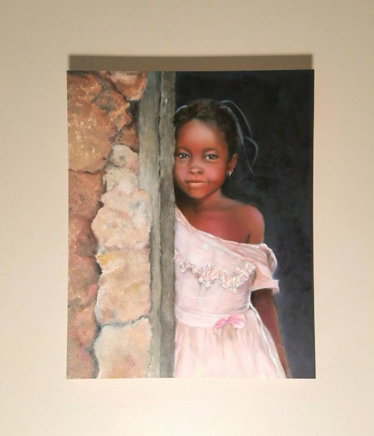 Original Figurative Children Painting by Nersel Muehlen