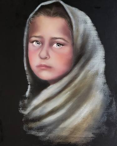 Afghan Girl Portrait Child thumb