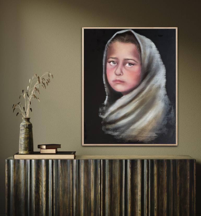 Original Figurative Children Painting by Nersel Muehlen