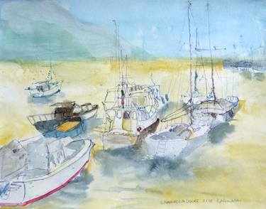 Original Documentary Boat Paintings by Barbara Grünenfelder