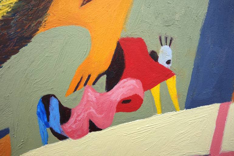 Original Abstract Expressionism Abstract Painting by Craig Moran
