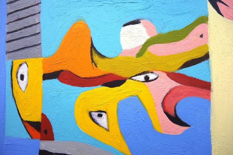 Original Abstract Expressionism Abstract Painting by Craig Moran
