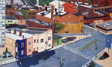 Original Realism Cities Paintings by Craig Moran