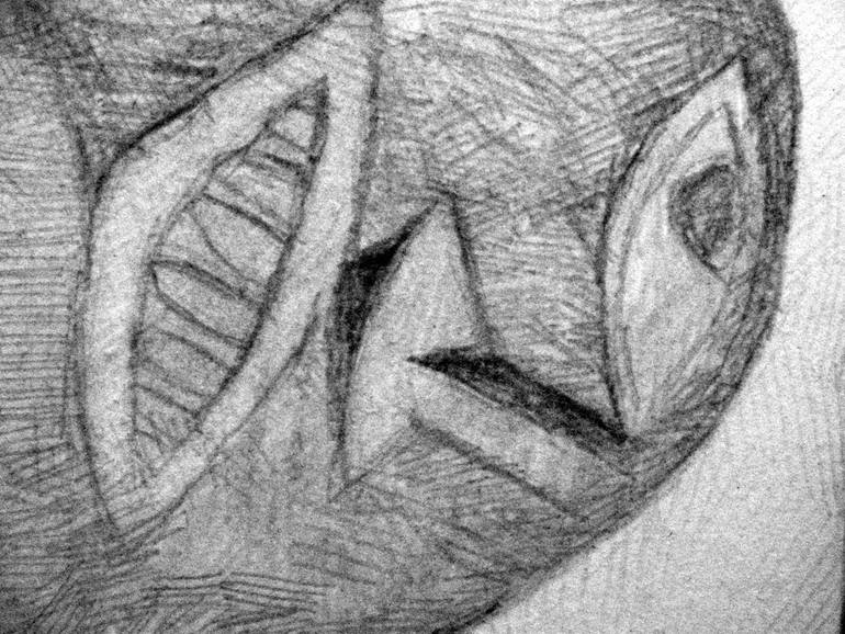 Original Abstract Fantasy Drawing by Craig Moran