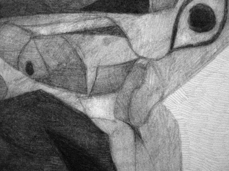 Original Abstract Fantasy Drawing by Craig Moran