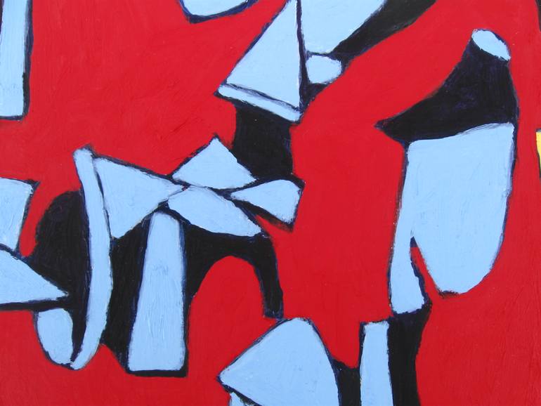 Original Abstract Expressionism Abstract Painting by Craig Moran