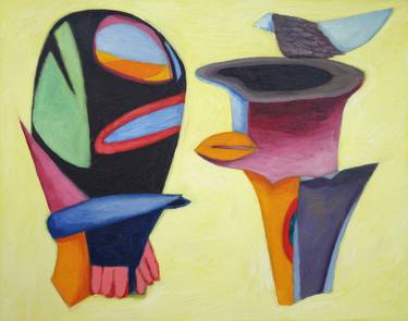 Original Surrealism Abstract Paintings by Craig Moran