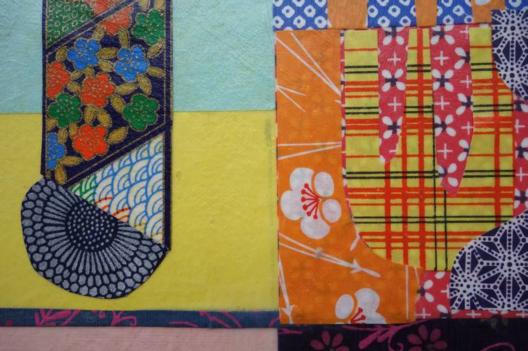 Original Abstract Expressionism Abstract Collage by Craig Moran