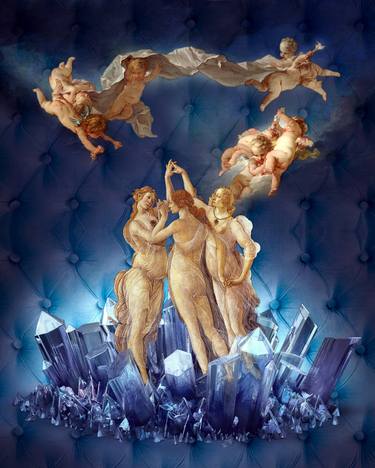 Original Figurative Classical mythology Mixed Media by Bianca Wickinghoff