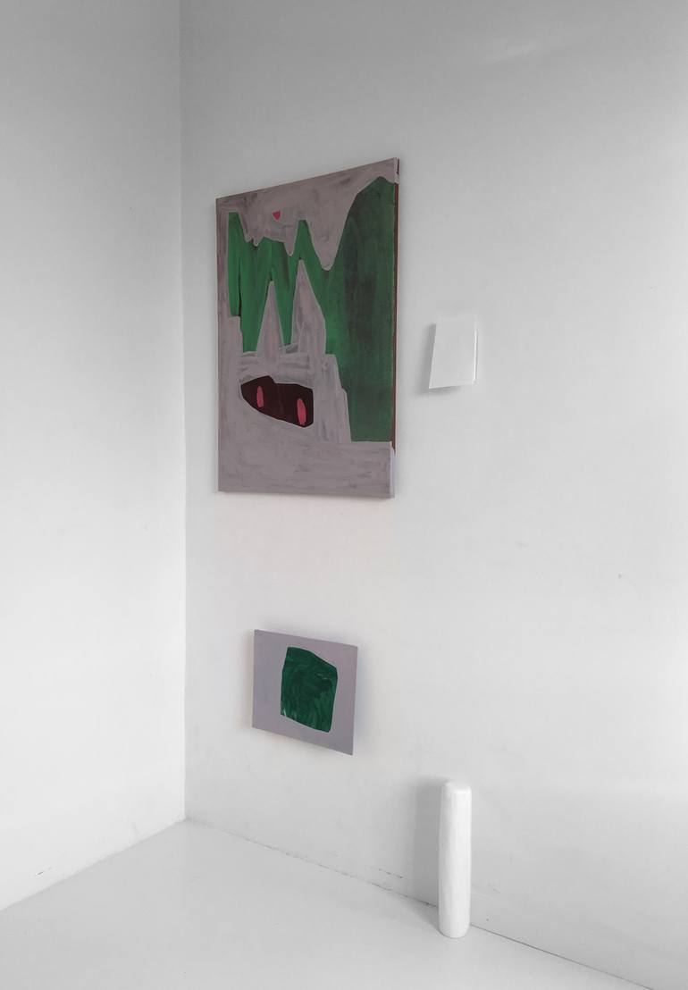 Original Abstract Expressionism Abstract Painting by Sylwia Kaden