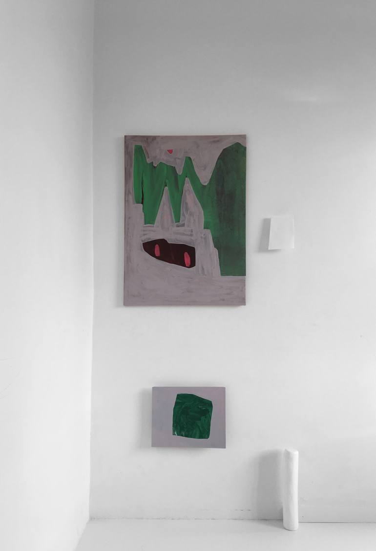 Original Abstract Expressionism Abstract Painting by Sylwia Kaden