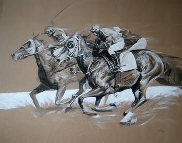 Print of Horse Paintings by randy carizo