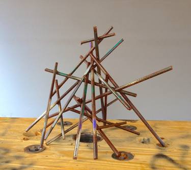 Original Abstract Sculpture by Omar Wysong